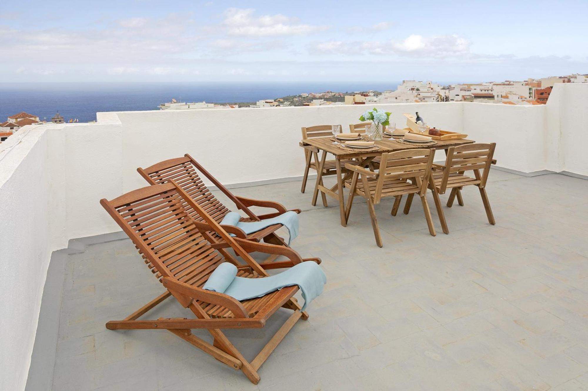 Rooftop View Escape - 1 Minute To Center And Fast Wi-Fi - Special Low Season Price For May And June อิคอดเดลอสวินอส ภายนอก รูปภาพ
